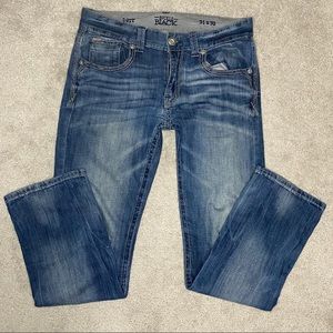 BUCKLE BLACK Women's 3 Fit Blue Denim Jeans 34x32